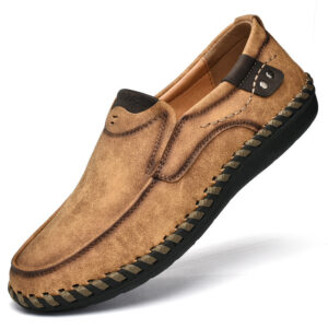 Chaussures décontractées pour hommes faites à la main Chaussures de point de printemps